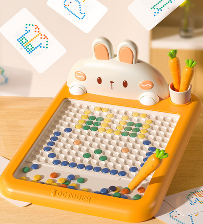 Rabbit magnetic magnetic pen drawing board baby exercise enlightenment magnetic puzzle educational children's toys