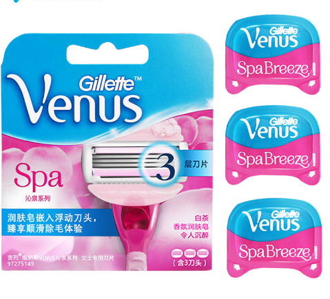 Gillette Venus SPA Breeze Shaving Razor Blades