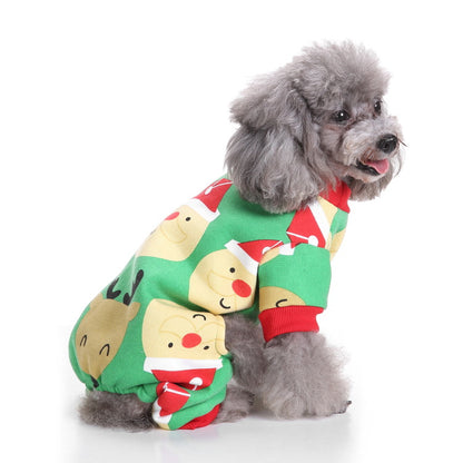 Santa Claus Dog Clothes Halloween Pet Clothes Pumpkin Dresses Wizarding Clothes