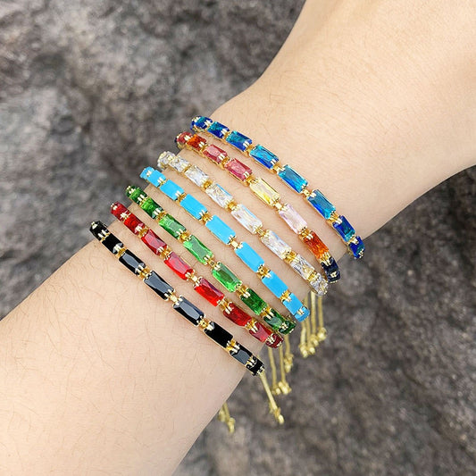 Fashion Versatile Colorful Zircon Bracelet