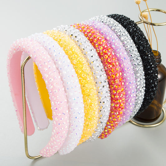 Colorful Rhinestone Full Drill Hoop