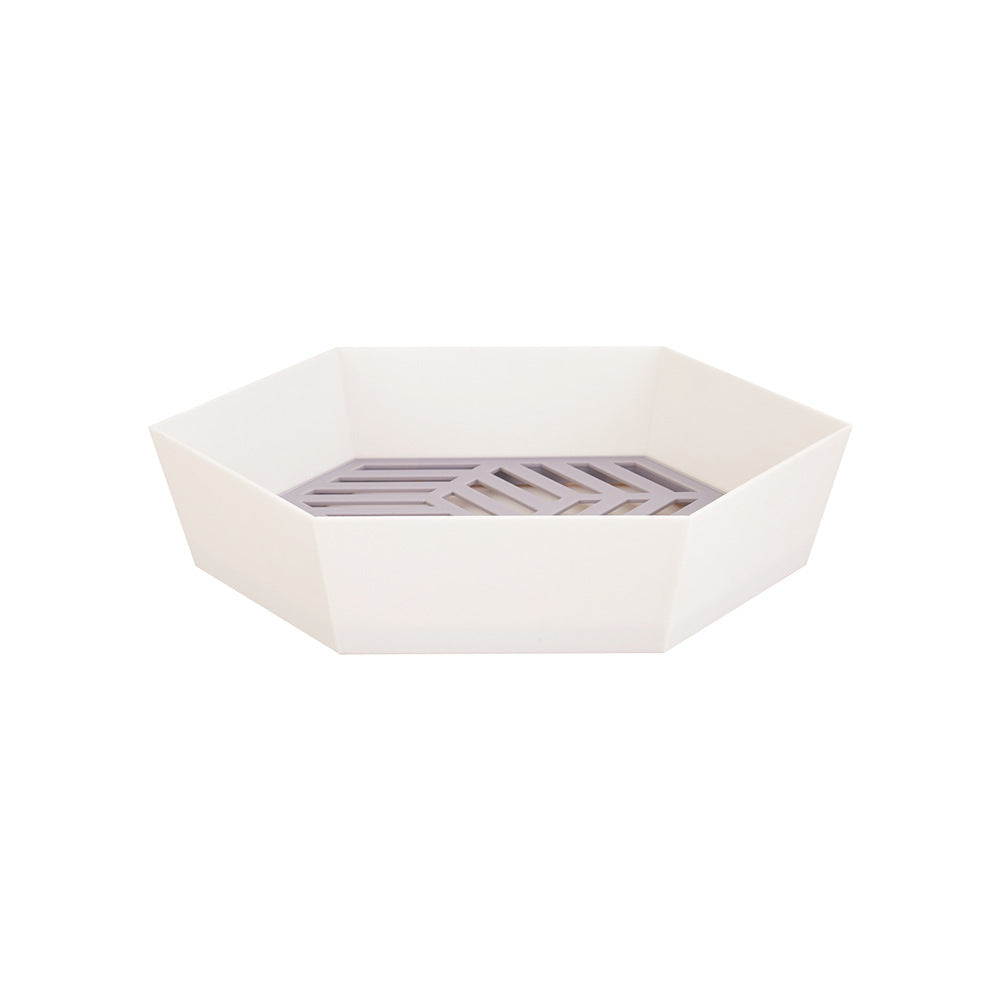 Double Creative Drain Basket Fruit Plate