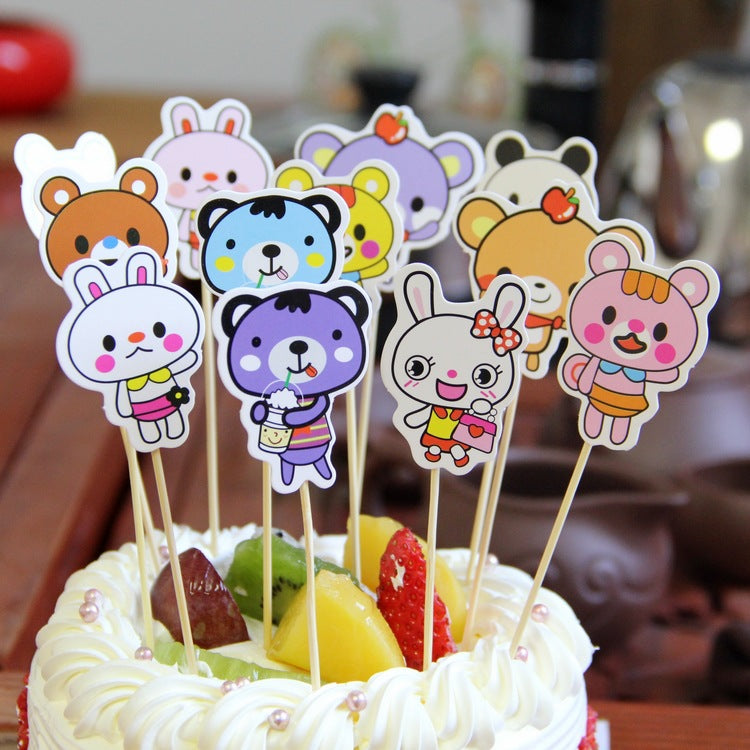 Birthday party cake baking decoration insert