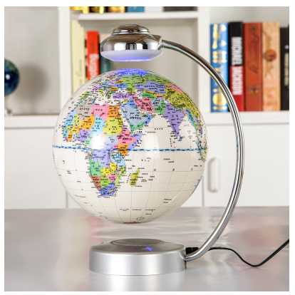 8 inch globe magnetic suspension office decoration company