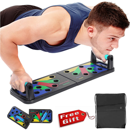 Foldable Multi-Function 12-Function 14-Function Push-Up Board