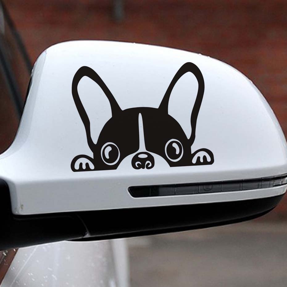 French bulldog car sticker