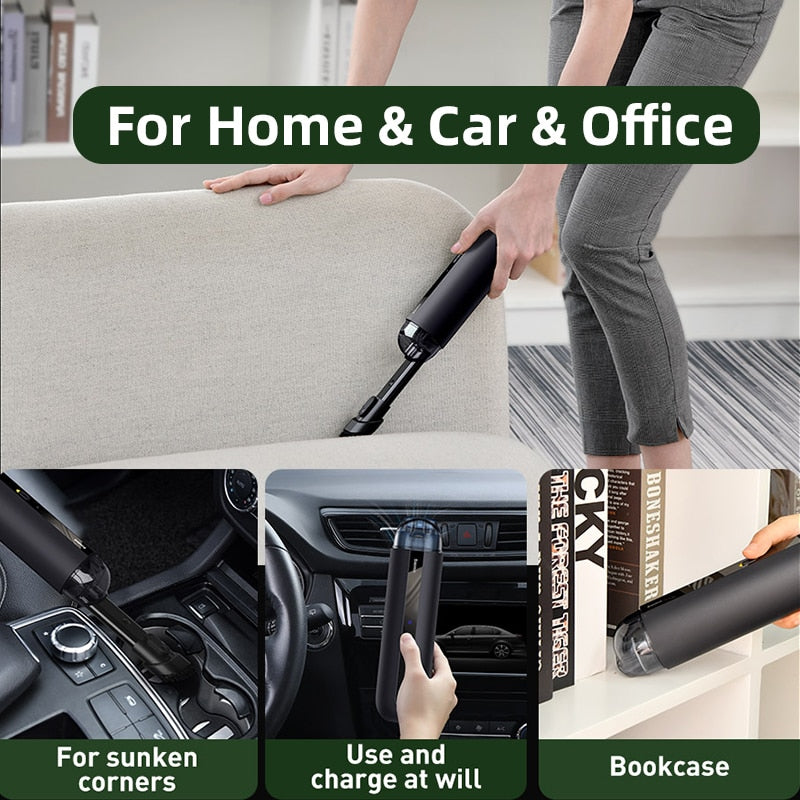 Baseus A2 Car Vacuum Cleaner Mini Handheld Auto Vacuum Cleaner