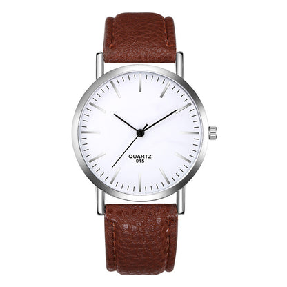 Ultrathin Fashion Casual Men's And Women's Couple Belt Watch