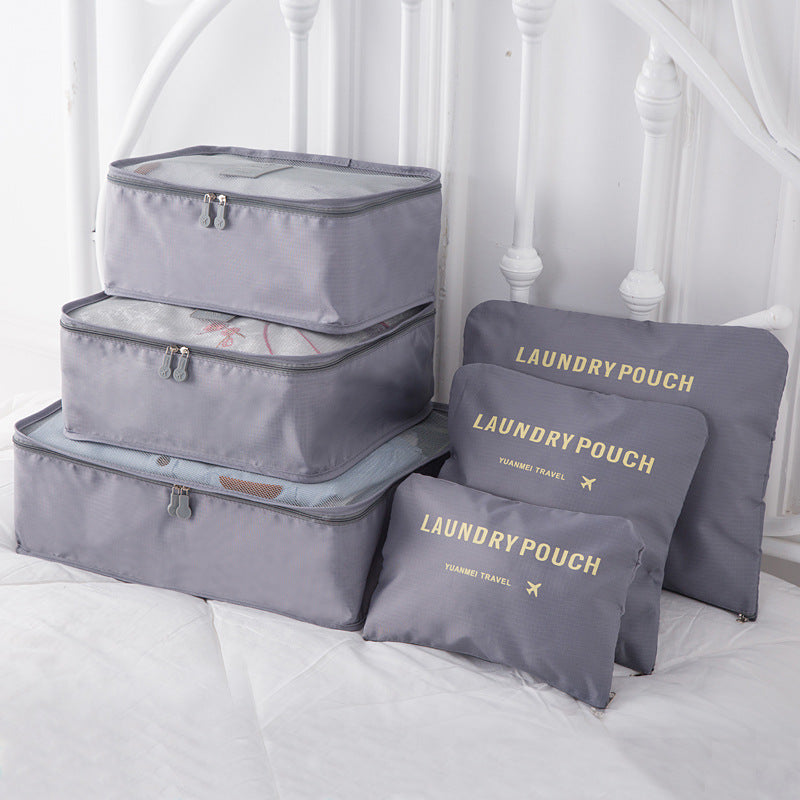 6 Pcs Travel Storage Bag Set For Clothes