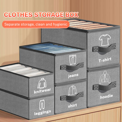 Closets Clothes Organizer Pants Jeans Storage Box