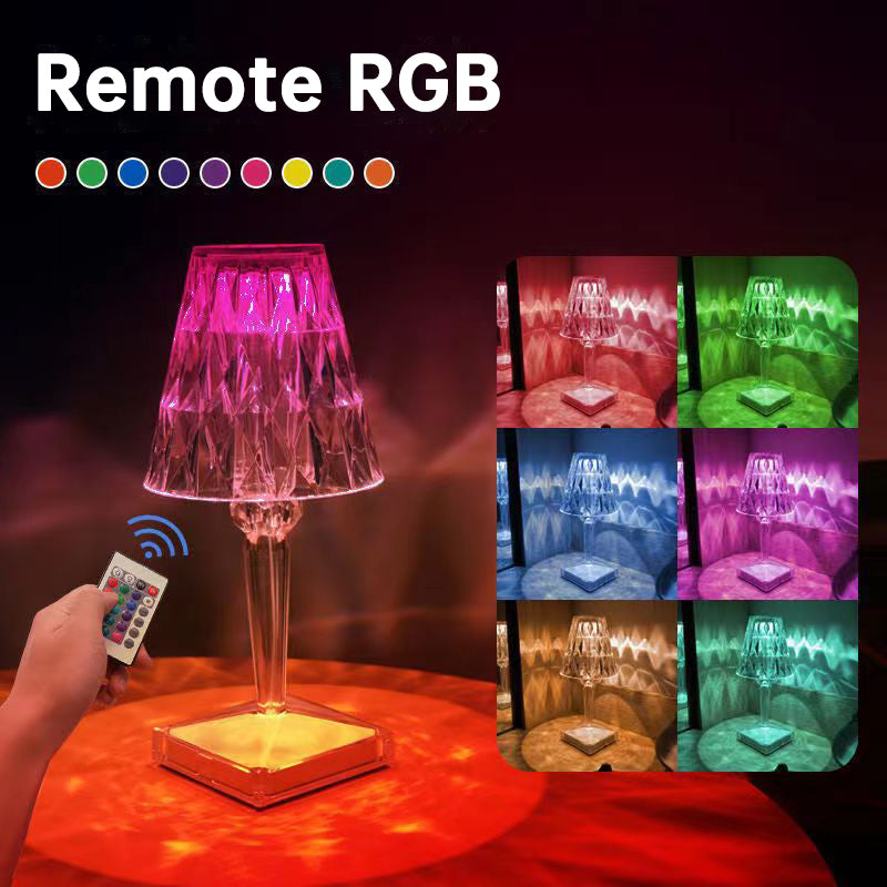 Creative USB Diamond Crystal Desk Lamp