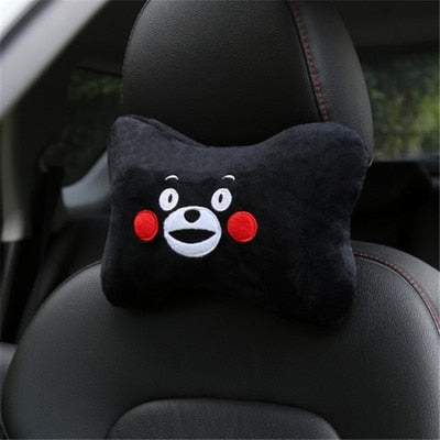 Cute Cartoon Car Headrest Pillow