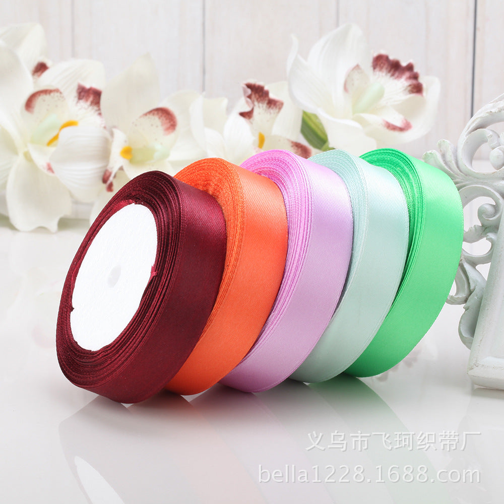 2.5cm single-sided polyester ribbon webbing