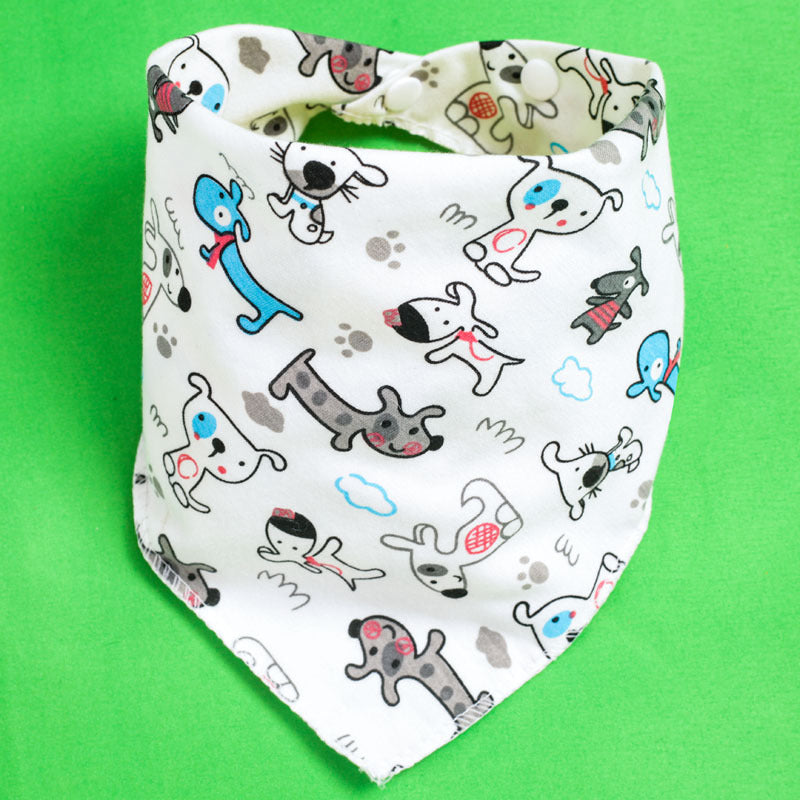 Baby Drooling Towel Baby Triangle Towel Double Layer According To The Buckle Newborn Child Headscarf