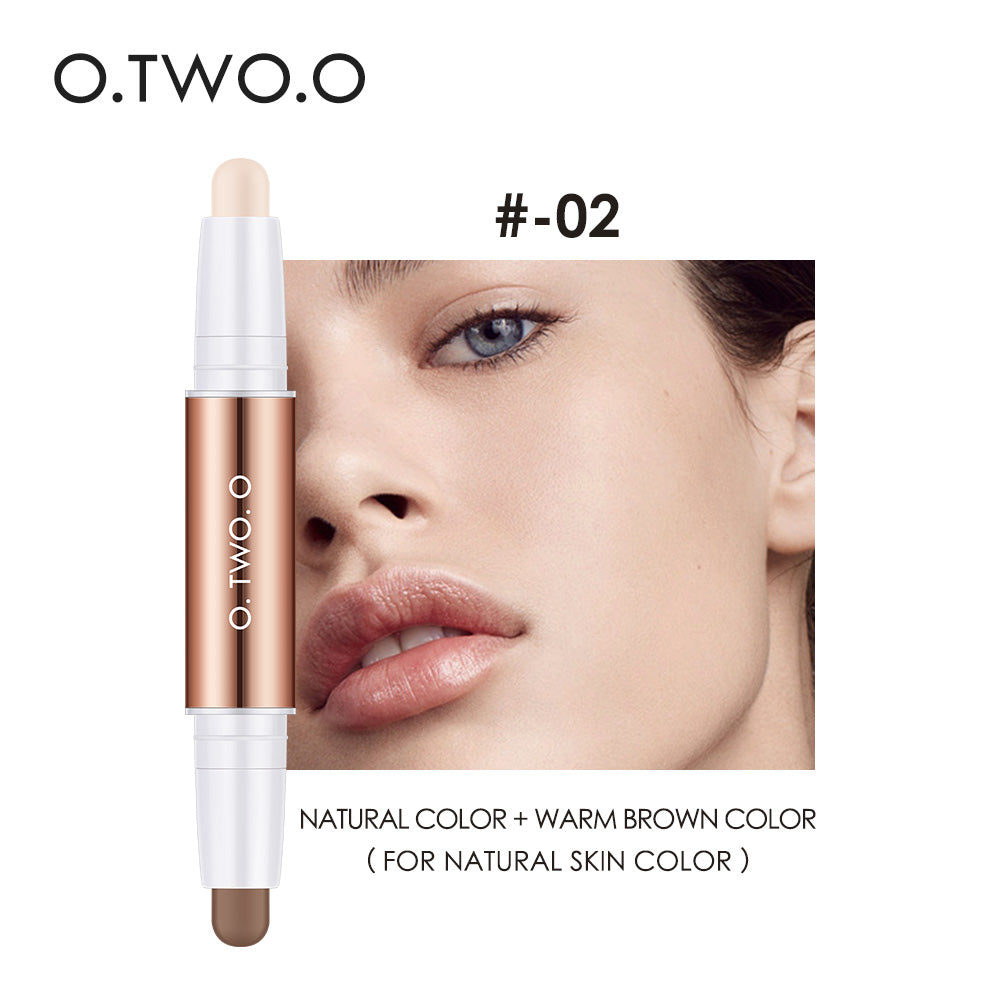 Radiant Modeling Face Light Shadow Double Head Repair Stick Clavicle Shadow Pen Face Three-Dimensional Highlight Concealer SC030