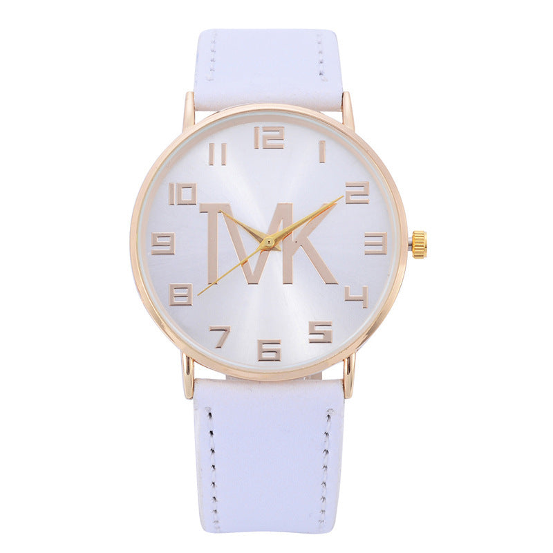 Digital Scale Fashion Casual Pure Color Women's Watch