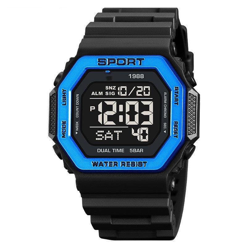 Outdoor Electronic Watch Men's Multifunctional Waterproof Watch