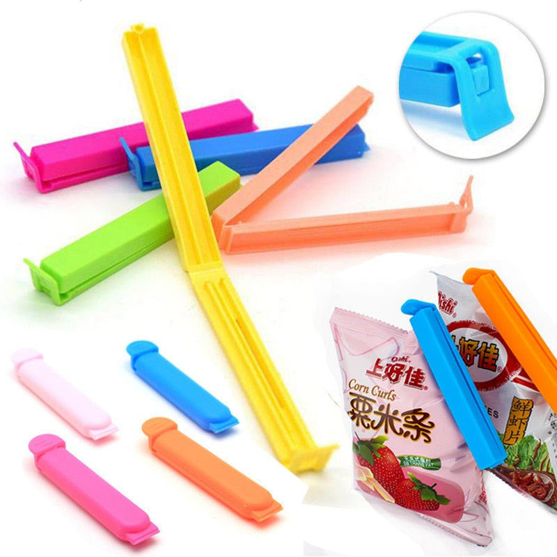 Portable New Kitchen Storage Food Snack Seal Sealing Bag Clips