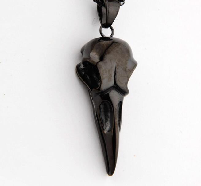 Crow Head Pendant Hip Hop Versatile Titanium Steel Necklace