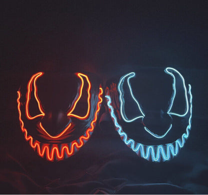 Halloween Clubbing Light Up LED Mask