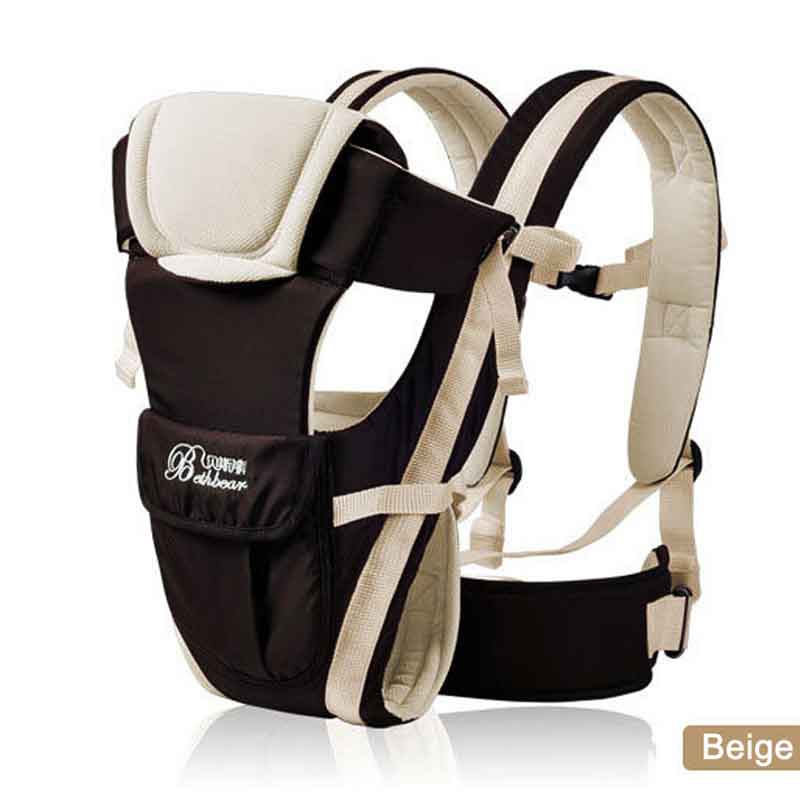 Beth Bear Baby Carrier 0-30 Months Breathable Front Facing 4 in 1 Infant Comfortable Sling Backpack