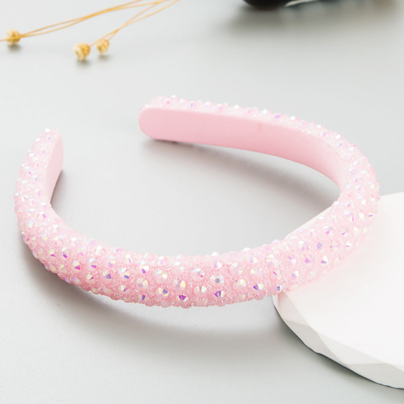 Colorful Rhinestone Full Drill Hoop