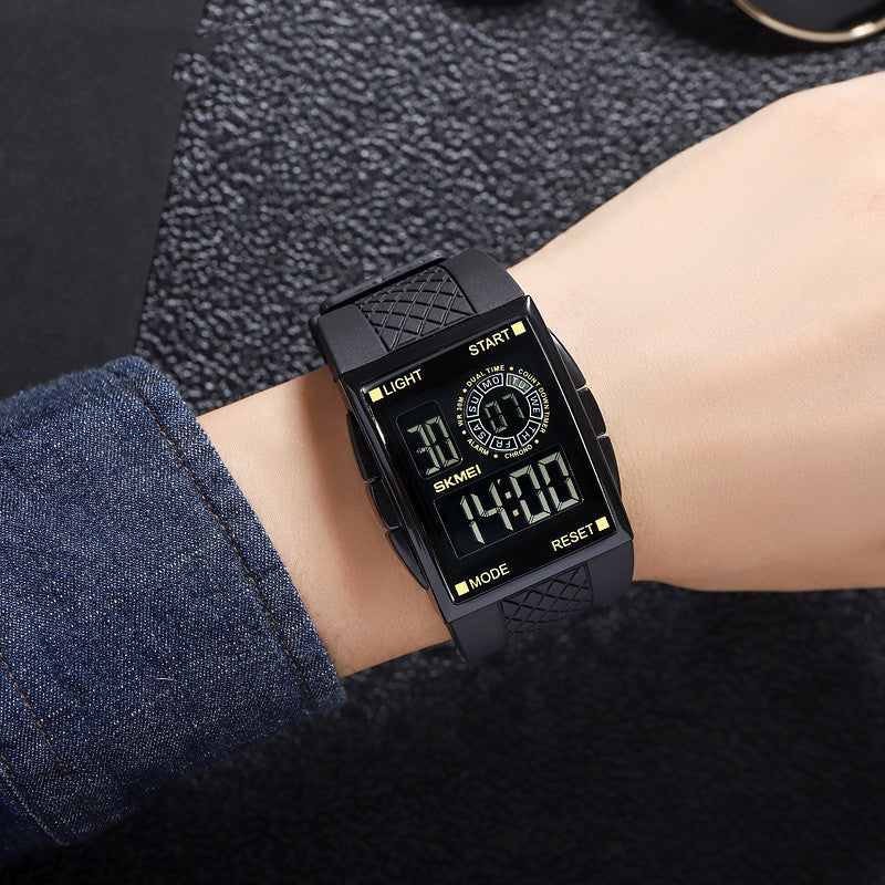 Waterproof Luminous Timing Sports Watch Multi-function