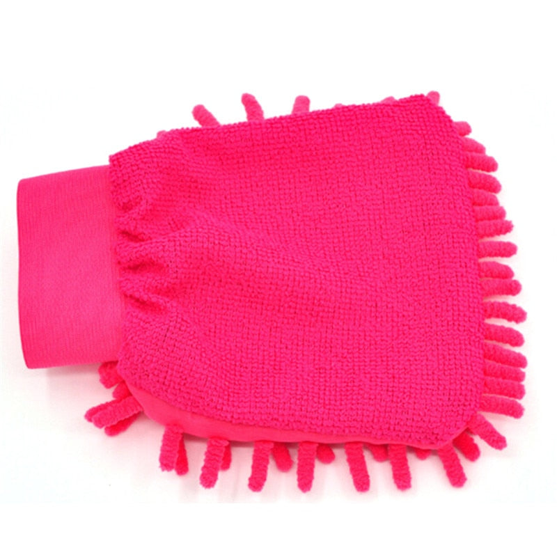 Ultrafine Fiber Chenille Microfiber Car Wash Glove