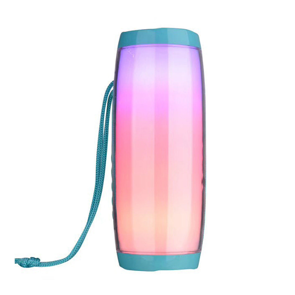 TG157 Colorful Bluetooth Speaker Outdoor Portable Colorful Light Card Creative LED Light Audio