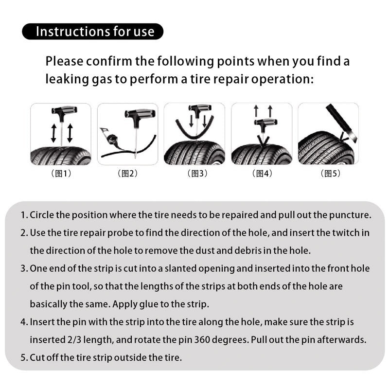 Car Vacuum Tire Repair Tool Car