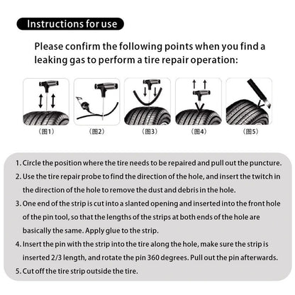 Car Vacuum Tire Repair Tool Car