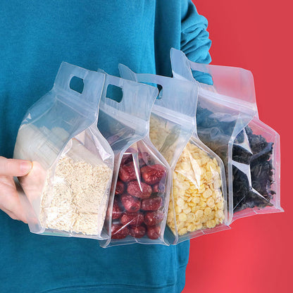 portable transparent octagonal sealed packaging bag