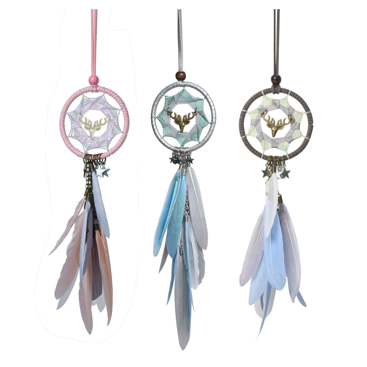 Ins Car Pendant Yilu Ping An Dream Catcher