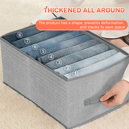 Closets Clothes Organizer Pants Jeans Storage Box