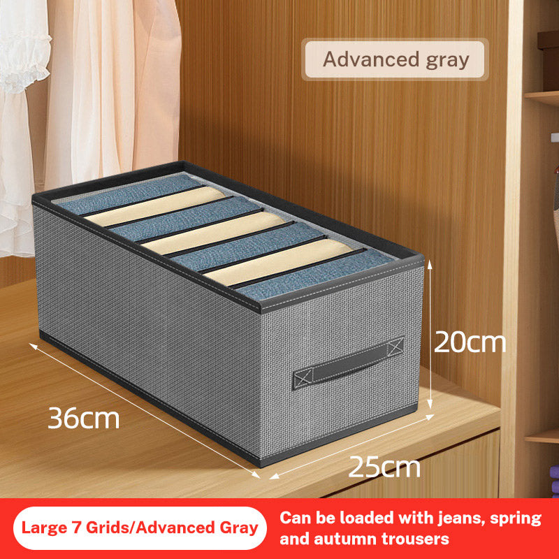 Closets Clothes Organizer Pants Jeans Storage Box