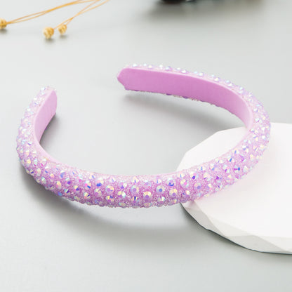 Colorful Rhinestone Full Drill Hoop