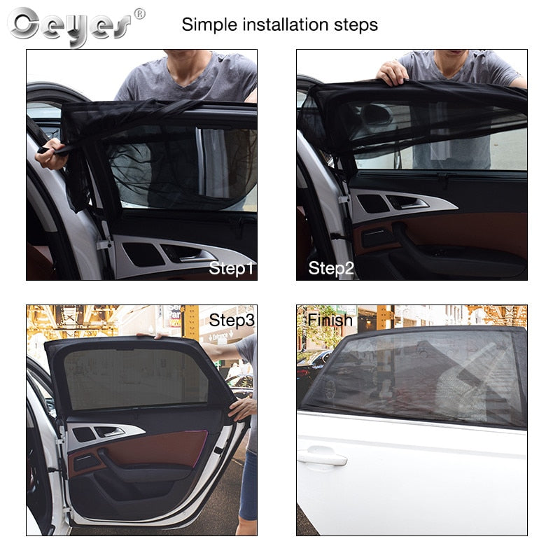 Ceyes 2pcs Car Styling Accessories Sun Shade