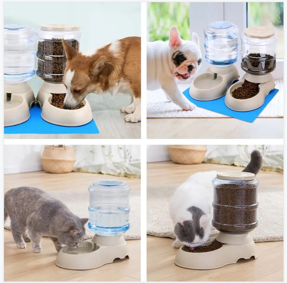 Water Feeder Water Feeder Large Canine Drinking Bottle Automatic Water Storage Food Visible Large Capacity Water Feeder