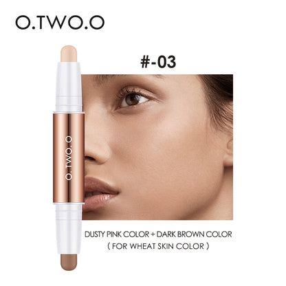 Radiant Modeling Face Light Shadow Double Head Repair Stick Clavicle Shadow Pen Face Three-Dimensional Highlight Concealer SC030