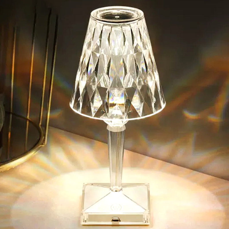 Creative USB Diamond Crystal Desk Lamp