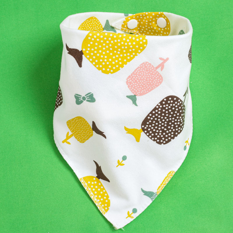 Baby Drooling Towel Baby Triangle Towel Double Layer According To The Buckle Newborn Child Headscarf