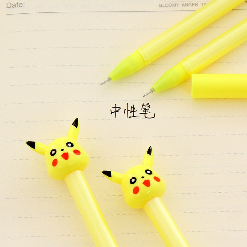 Cartoon Kawaii Cute Plastic Pokemon Gel Pens