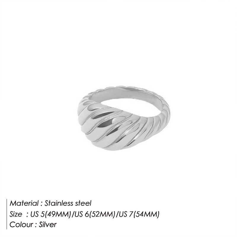 Stainless Steel Ring Women RingsCouple Matching