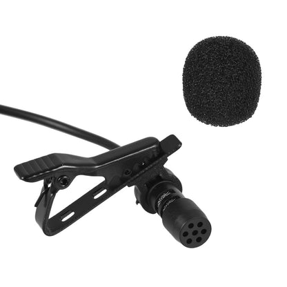 Andoer EY-510A Mini Portable Clip-on Lapel Lavalier Condenser Mic Wired Microphone