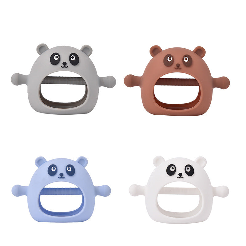 Baby Gloves Teething Rubber Silicone Baby