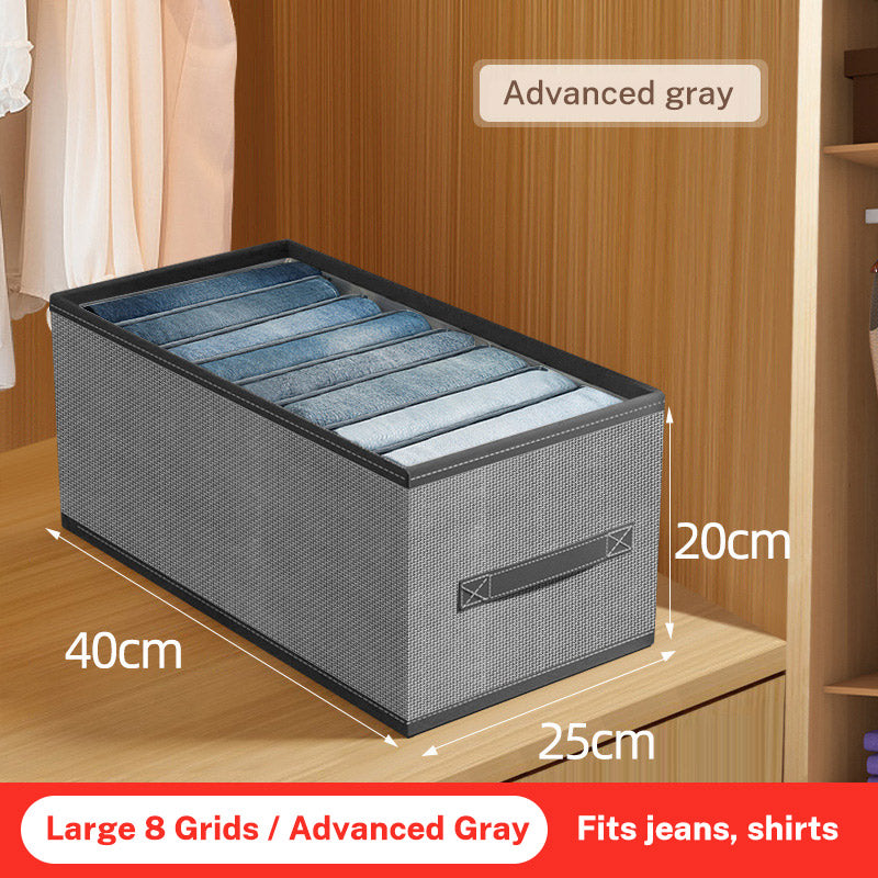 Closets Clothes Organizer Pants Jeans Storage Box