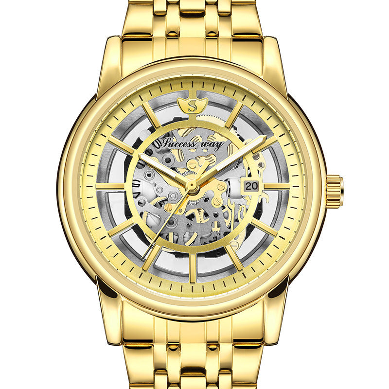 Business Fashion Men's Hollow Watch