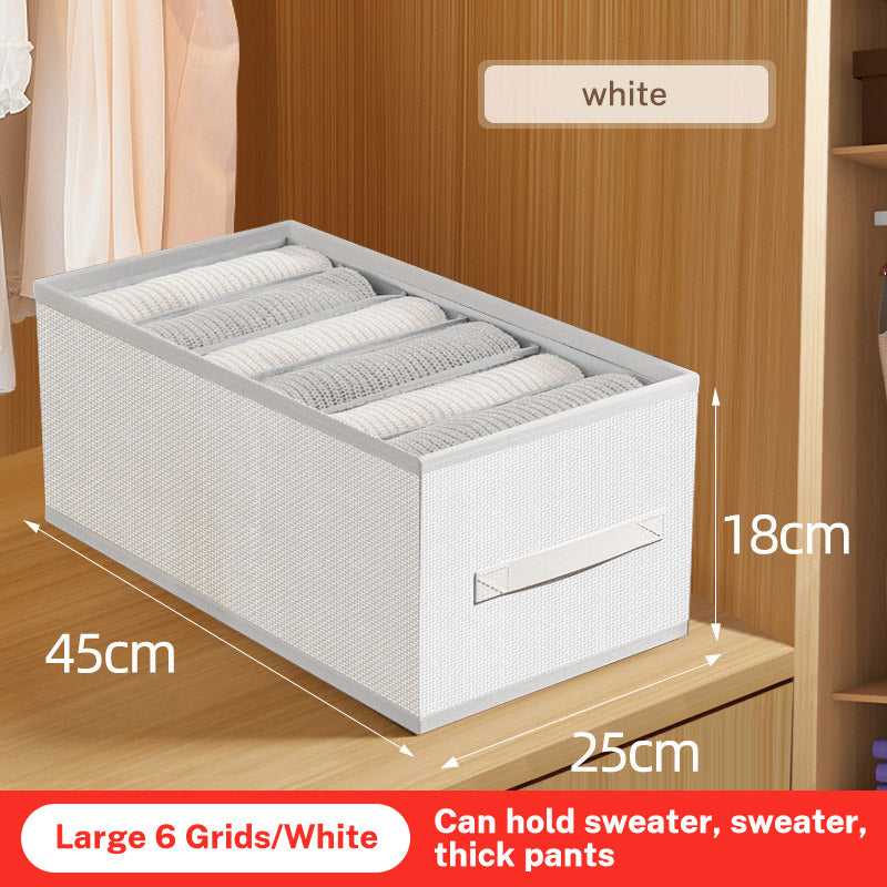 Closets Clothes Organizer Pants Jeans Storage Box