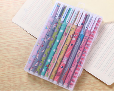 10 Pcs  Pack Colored Gel Pen Ink Pen Promotional Gift Stationery School & Office Supply