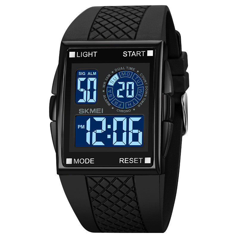 Waterproof Luminous Timing Sports Watch Multi-function